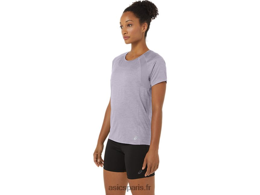femmes Asics c110 haut pr lyte à manches courtes BXL8B22285 violette du crépuscule