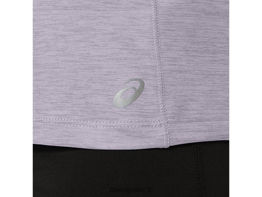 femmes Asics c110 haut pr lyte à manches courtes BXL8B22285 violette du crépuscule