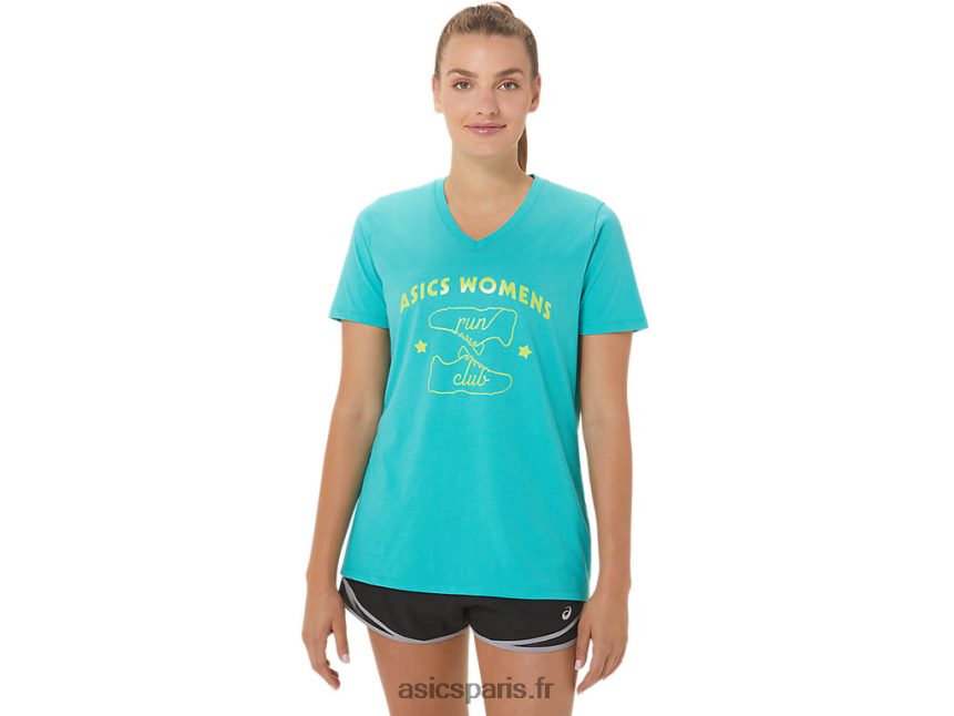 femmes Asics club de course BXL8B22989 verre de mer