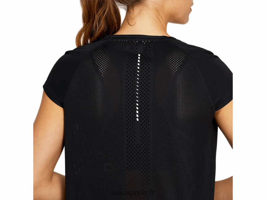 femmes Asics future tokyo ventilate haut à manches courtes BXL8B24129 performance noir