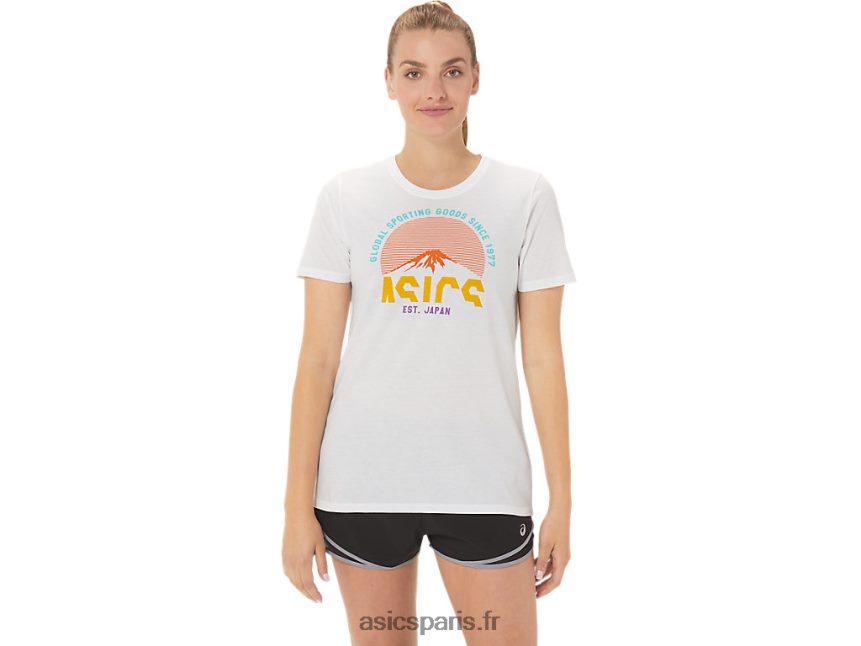 femmes Asics gsg depuis 1977 équipe d'aventure BXL8B21044 blanc brillant