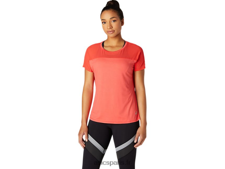 femmes Asics haut BXL8B23798 pamplemousse rose