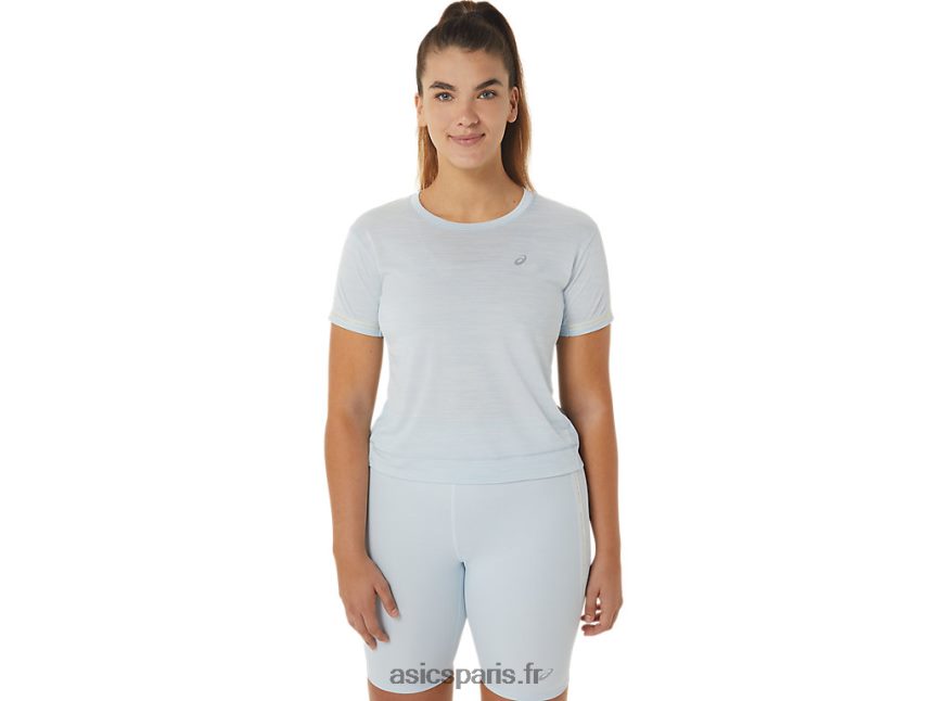 femmes Asics haut court de course BXL8B22245 ciel/crème