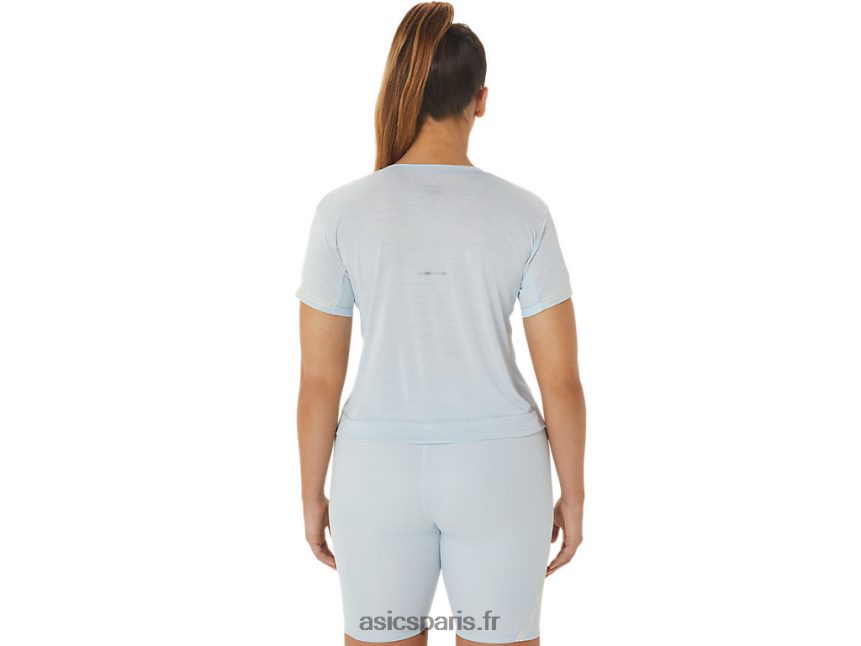 femmes Asics haut court de course BXL8B22245 ciel/crème