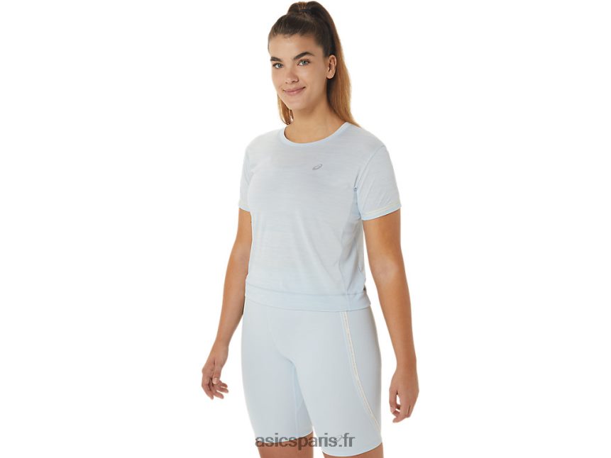 femmes Asics haut court de course BXL8B22245 ciel/crème