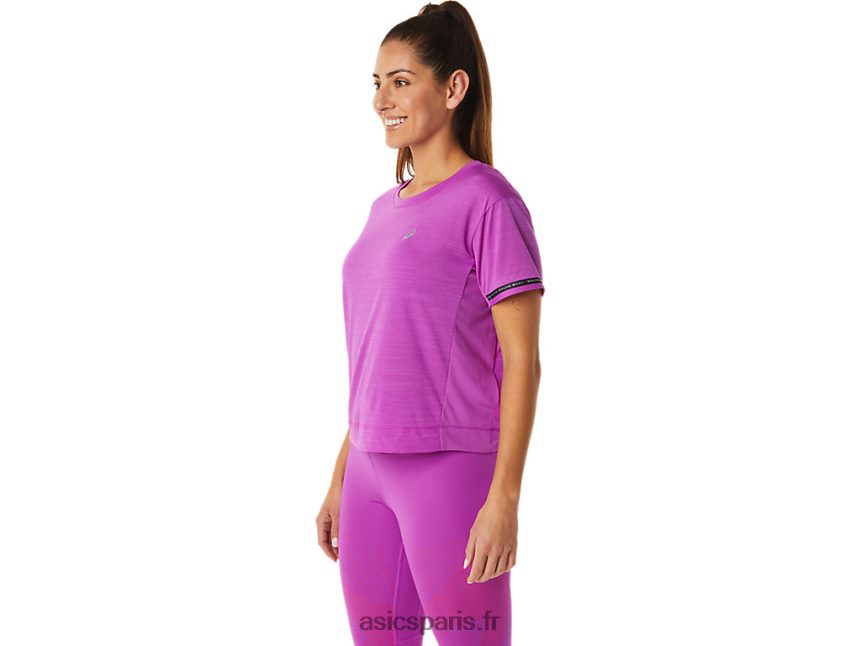 femmes Asics haut court de course BXL8B23036 orchidée