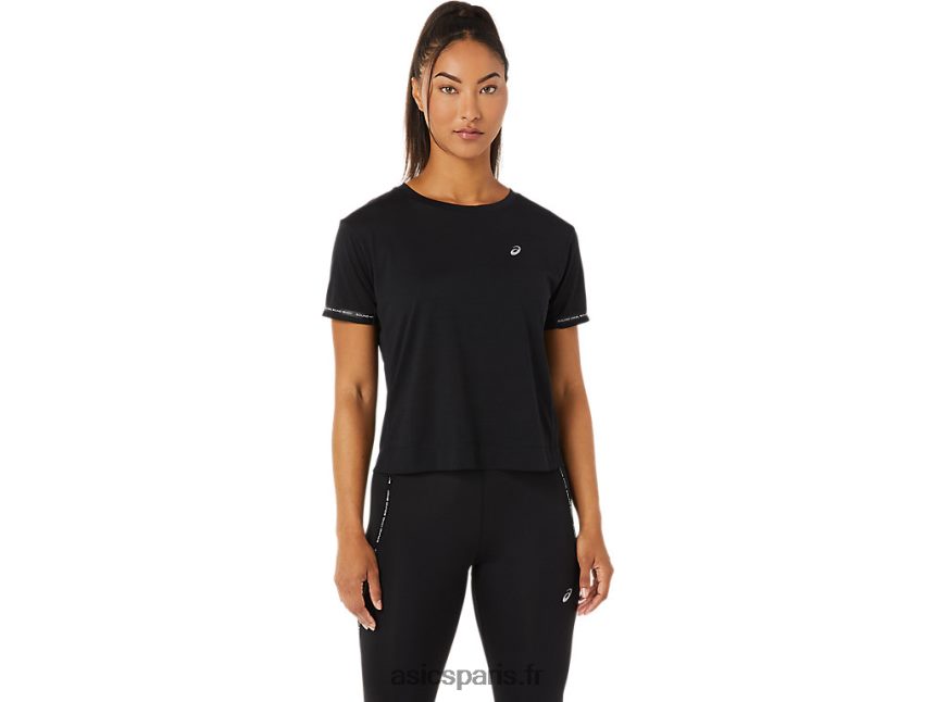 femmes Asics haut court de course BXL8B23330 performance noir