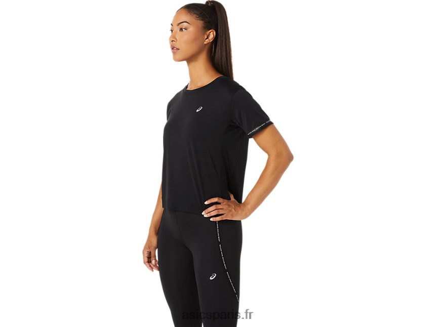 femmes Asics haut court de course BXL8B23330 performance noir