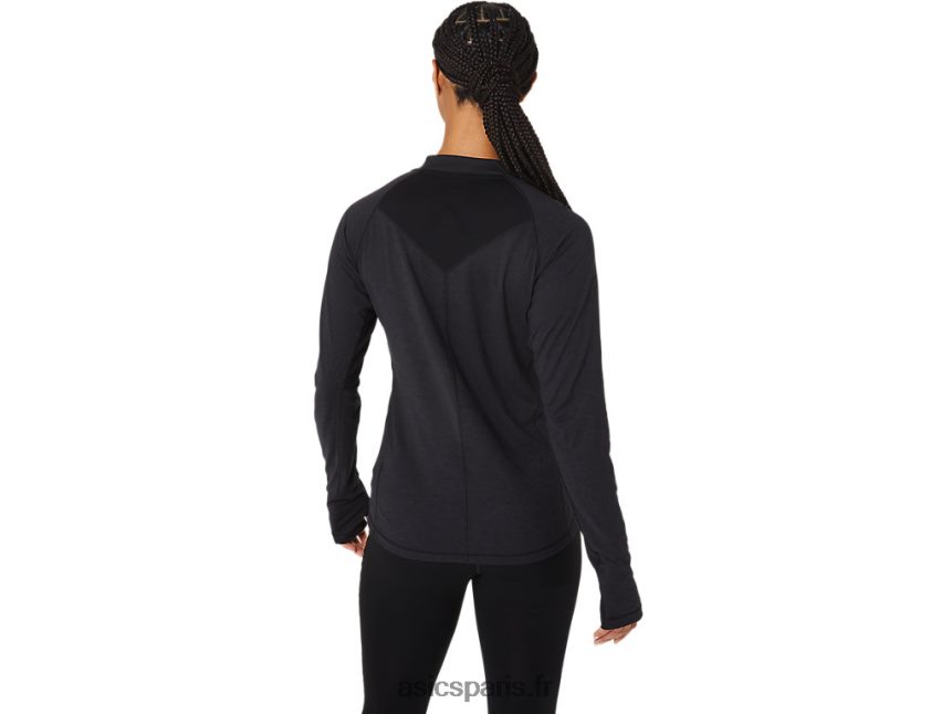 femmes Asics haut d\'hiver à manches longues BXL8B22756 performance noir
