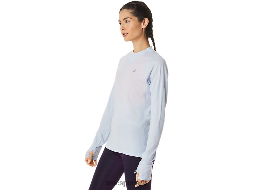 femmes Asics haut d\'hiver à manches longues BXL8B22798 ciel doux