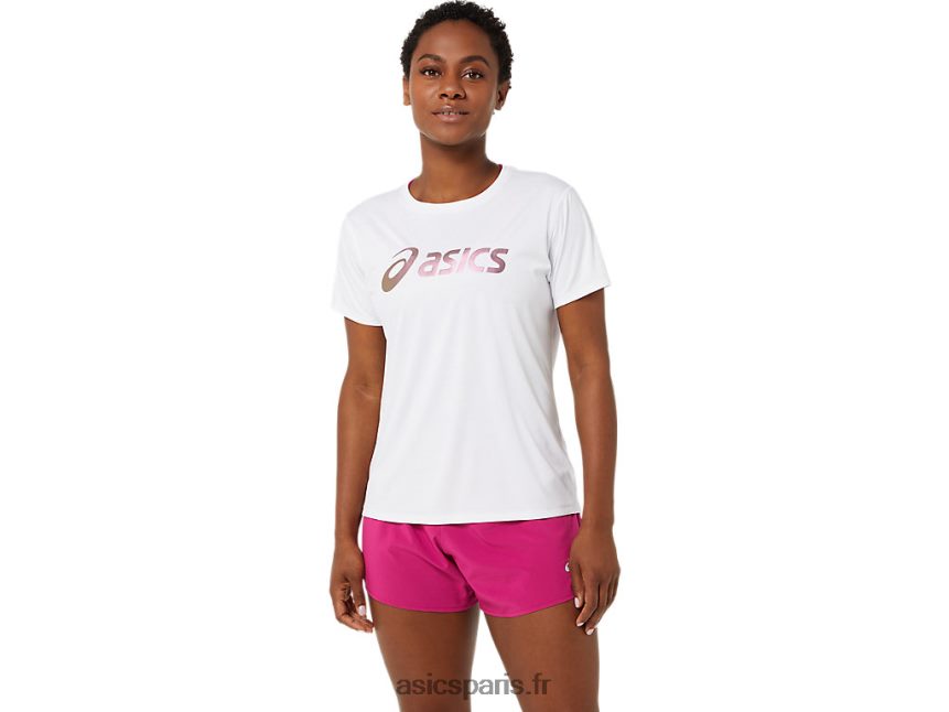 femmes Asics haut de sakura BXL8B23325 blanc brillant