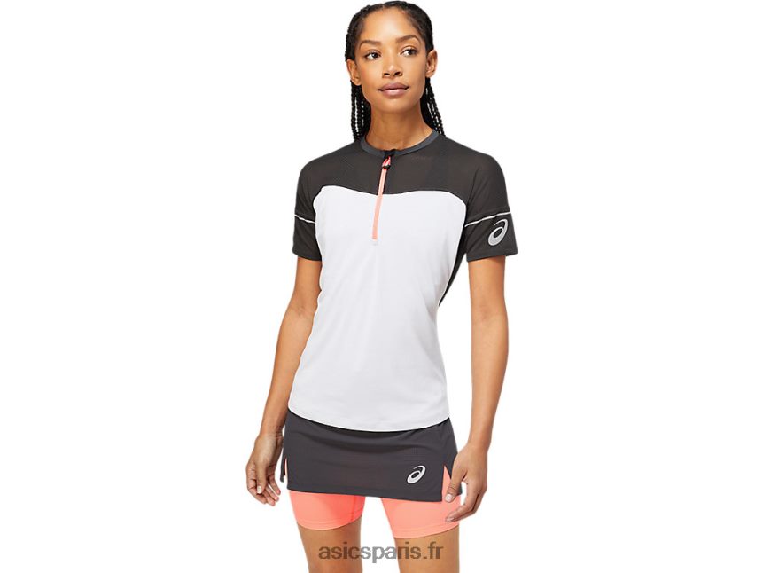 femmes Asics haut fujitrail BXL8B23854 gris graphite/blanc brillant