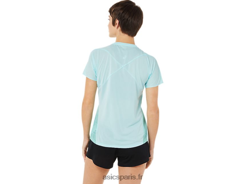 femmes Asics haut léger à manches courtes BXL8B23263 bleu clair