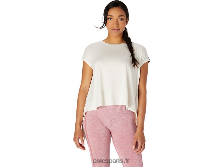 femmes Asics haut à manches courtes BXL8B23667 bouleau