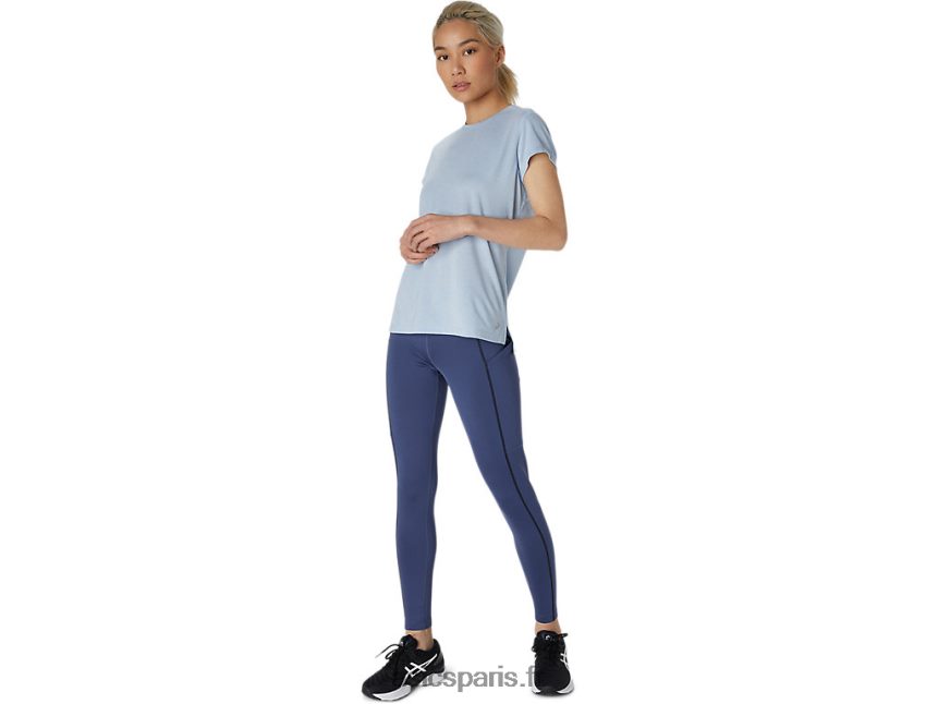 femmes Asics haut à manches courtes dorai BXL8B23810 brume de bruyère