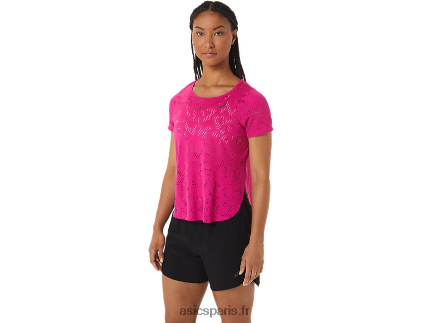 femmes Asics haut à manches courtes ventilé actibreeze BXL8B22530 rave rose