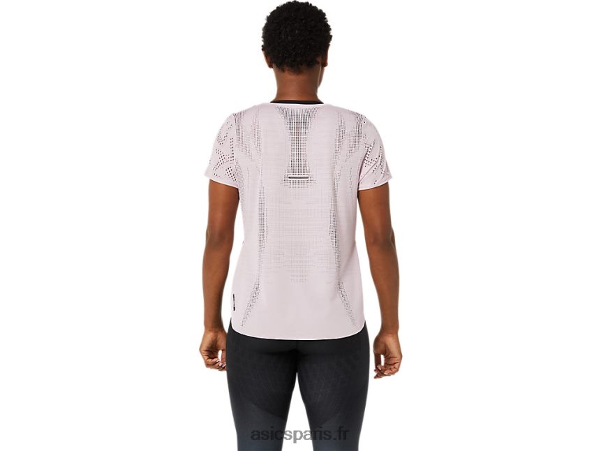 femmes Asics haut à manches courtes ventilé actibreeze BXL8B23471 à peine rose