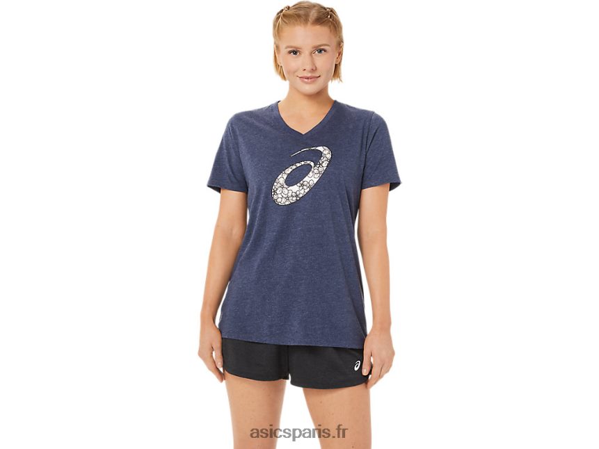 femmes Asics manches courtes fleur de cerisier BXL8B23733 bruyère caban