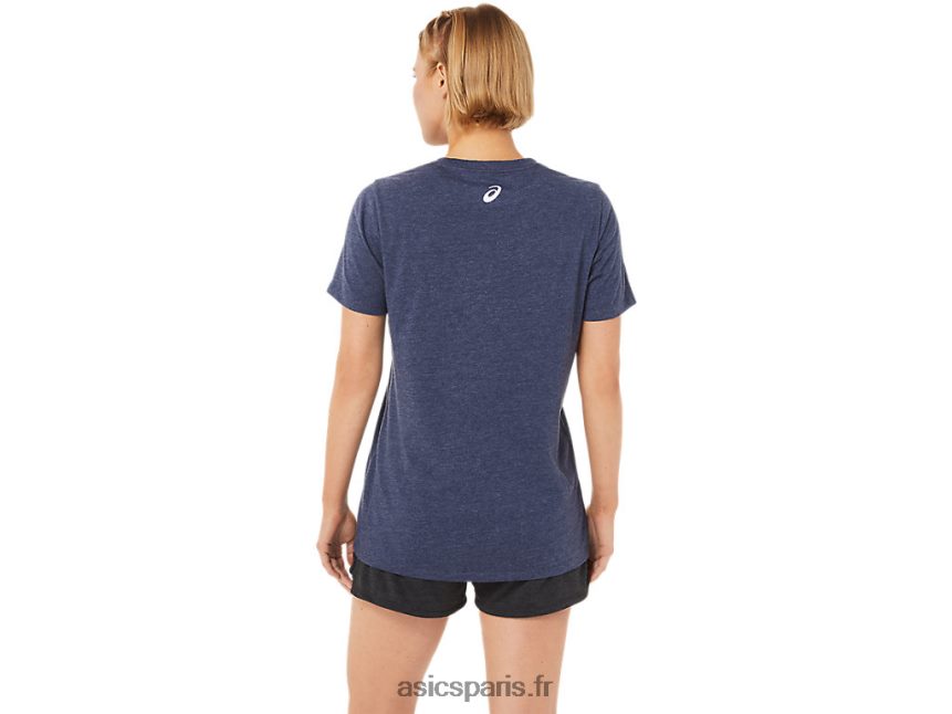 femmes Asics manches courtes fleur de cerisier BXL8B23733 bruyère caban