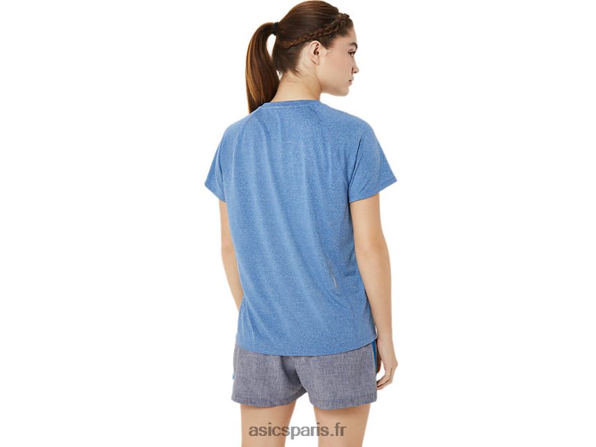 femmes Asics prêt-à-poser lyte v-cou BXL8B23397 bruyère du lac