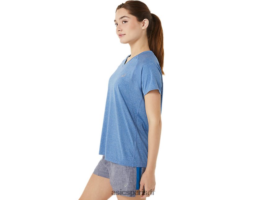 femmes Asics prêt-à-poser lyte v-cou BXL8B23397 bruyère du lac