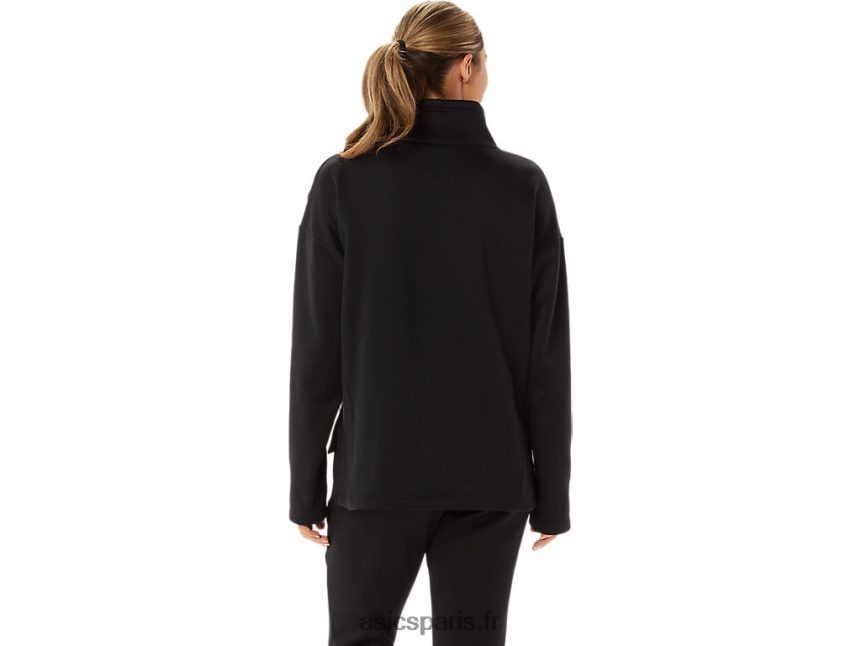 femmes Asics pull en maille brossée BXL8B22911 performance noir