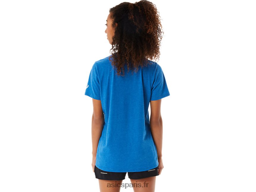 femmes Asics t-shirt à col en v est 1977 à manches courtes BXL8B22982 lecteur de lac