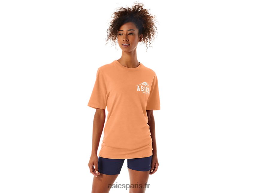 femmes Asics t-shirt fuji 1977 BXL8B2175 dune d'été