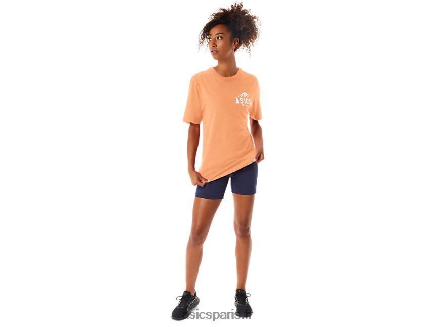 femmes Asics t-shirt fuji 1977 BXL8B2175 dune d\'été