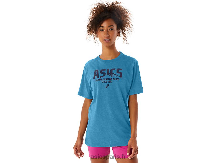 femmes Asics tee 1977 mtn BXL8B242 bruyère bleue des îles
