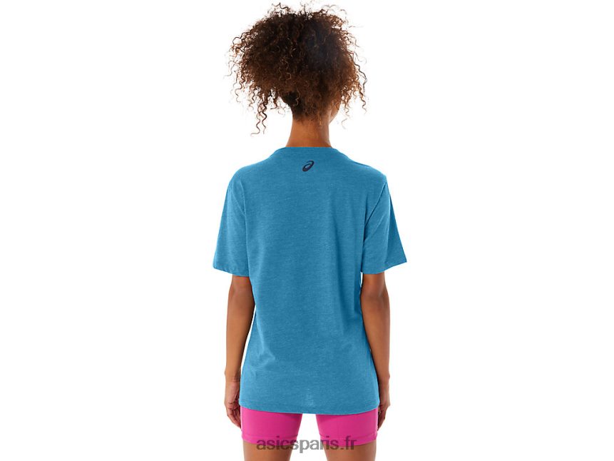 femmes Asics tee 1977 mtn BXL8B242 bruyère bleue des îles