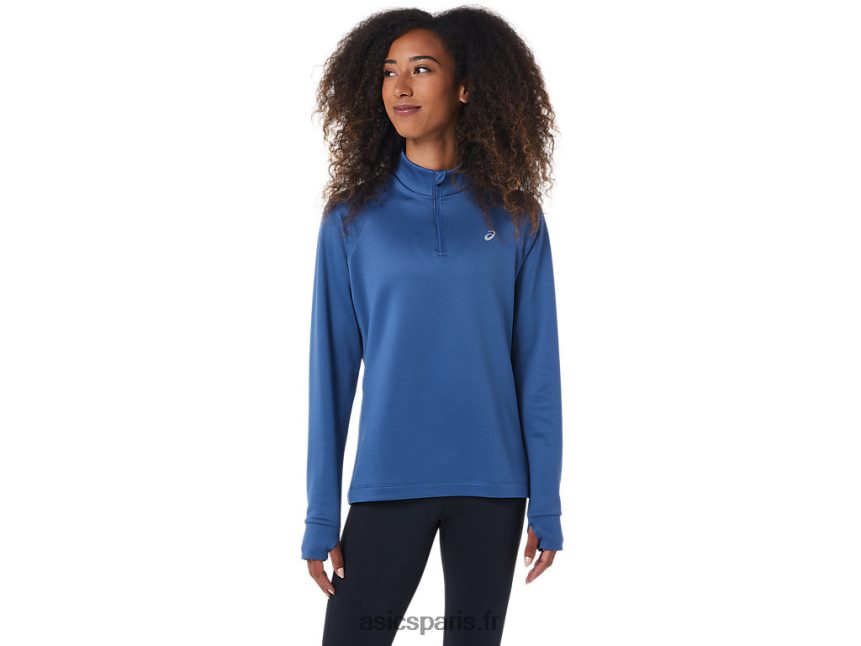 femmes Asics thermopolis 1/4 zip BXL8B22799 grand requin