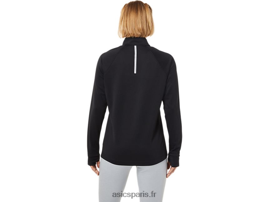 femmes Asics thermopolis 1/4 zip BXL8B23636 performance noir