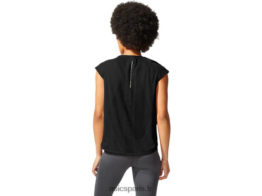 femmes Asics top court ventilé sf BXL8B23936 performance noir