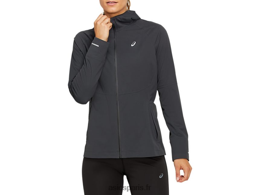 femmes Asics accélérer la veste BXL8B24144 gris graphite