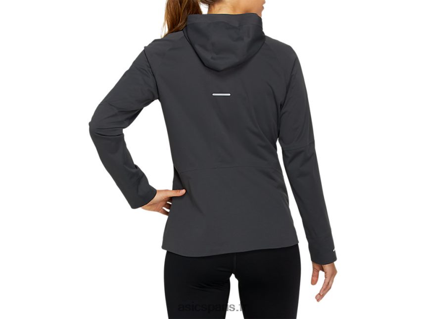 femmes Asics accélérer la veste BXL8B24144 gris graphite