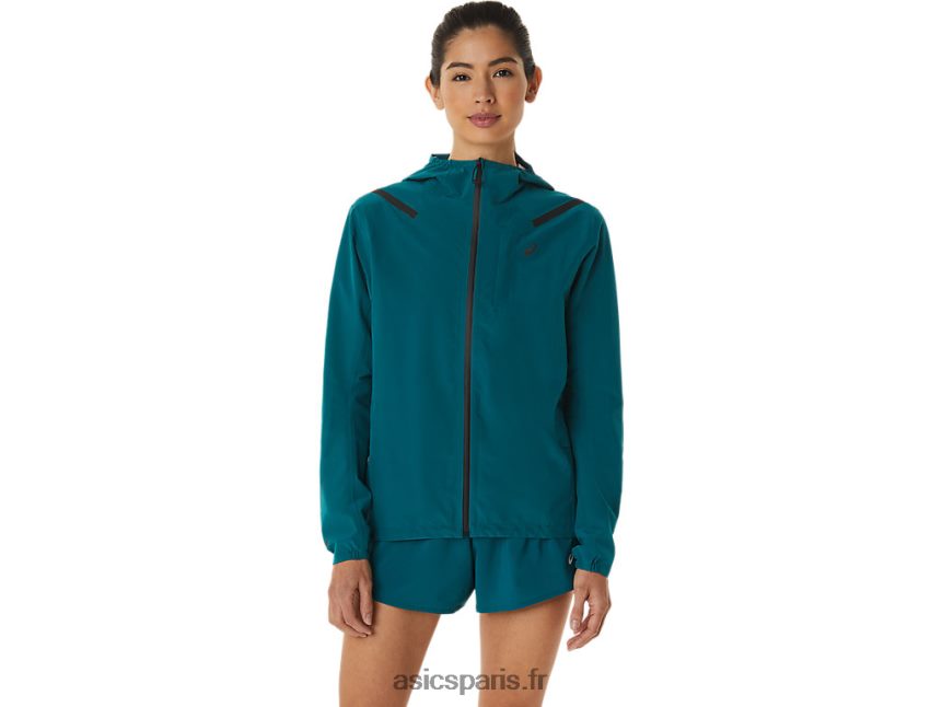 femmes Asics accélérer la veste imperméable 2.0 BXL8B23076 pin velours