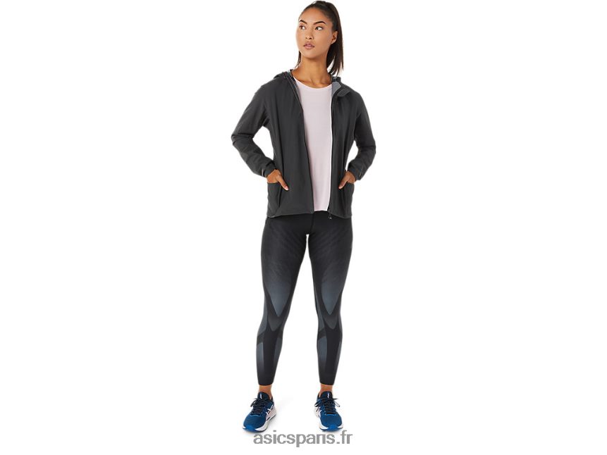 femmes Asics accélérer la veste imperméable 2.0 BXL8B23271 gris graphite