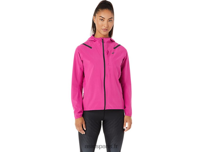 femmes Asics accélérer la veste imperméable 2.0 BXL8B23274 rouge fuchsia