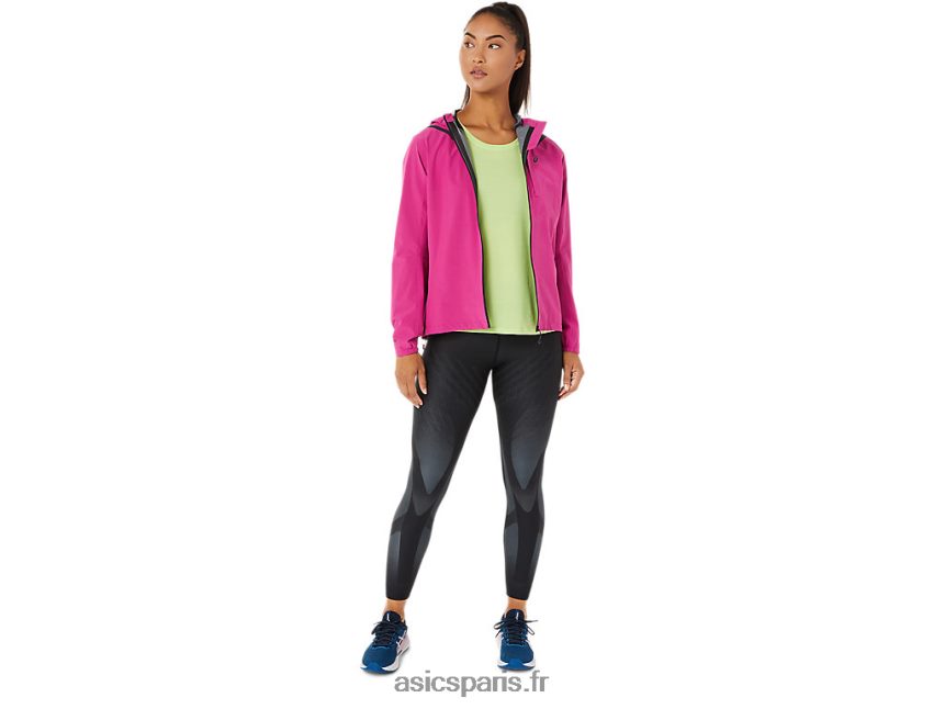 femmes Asics accélérer la veste imperméable 2.0 BXL8B23274 rouge fuchsia