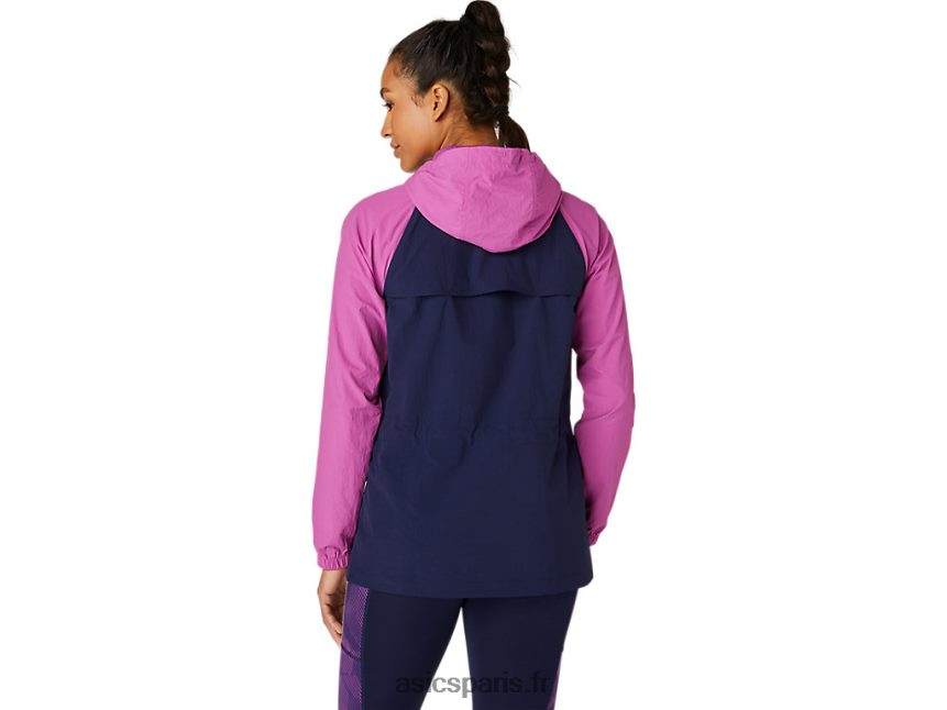 femmes Asics veste anorak BXL8B24114 raisin numérique / caban