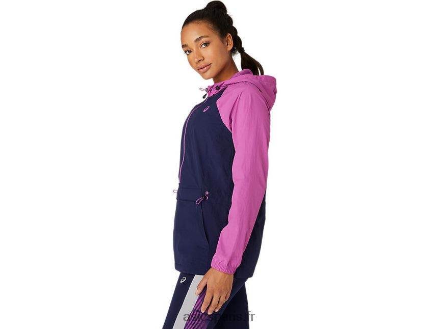 femmes Asics veste anorak BXL8B24114 raisin numérique / caban