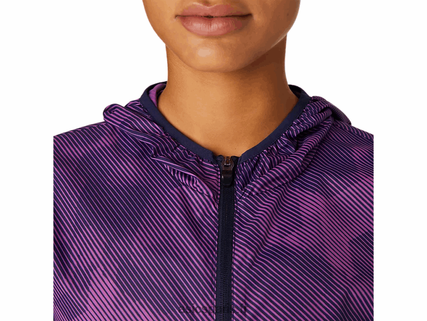 femmes Asics veste compressible BXL8B24100 imprimé raisin numérique / caban
