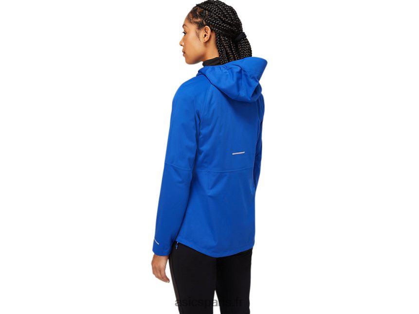 femmes Asics veste d\'accélération d\'hiver BXL8B22366 bleu monaco