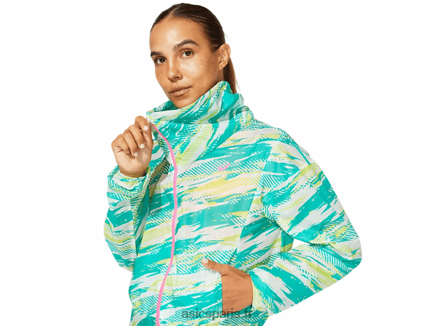 femmes Asics veste d\'injection de couleur BXL8B23962 bijou baltique