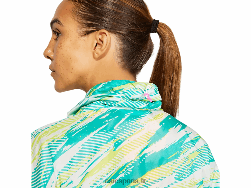 femmes Asics veste d\'injection de couleur BXL8B23962 bijou baltique