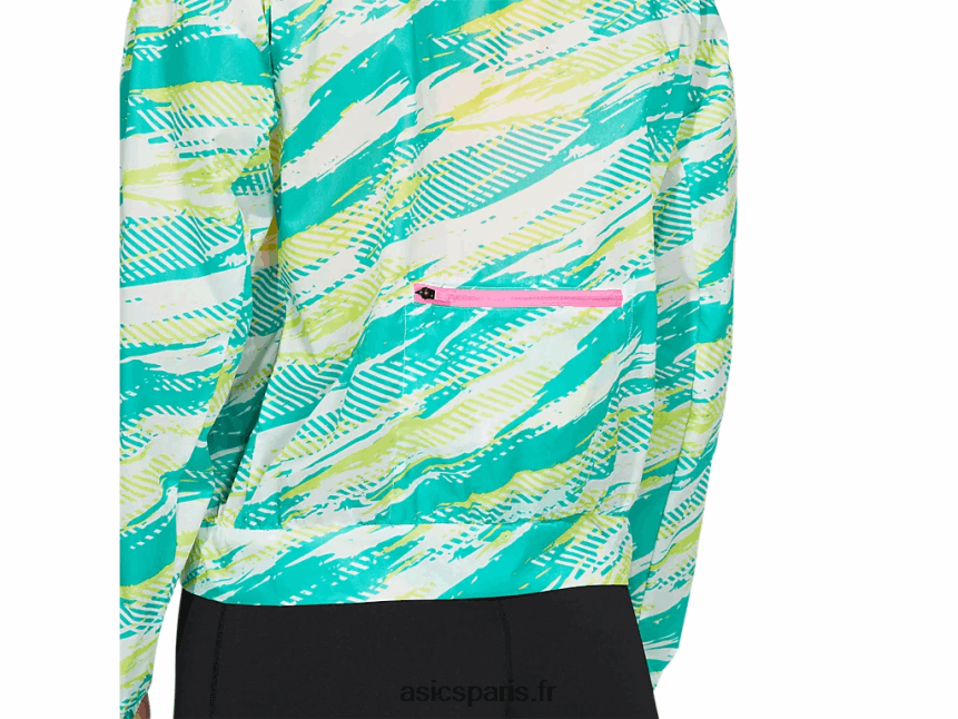 femmes Asics veste d\'injection de couleur BXL8B23962 bijou baltique