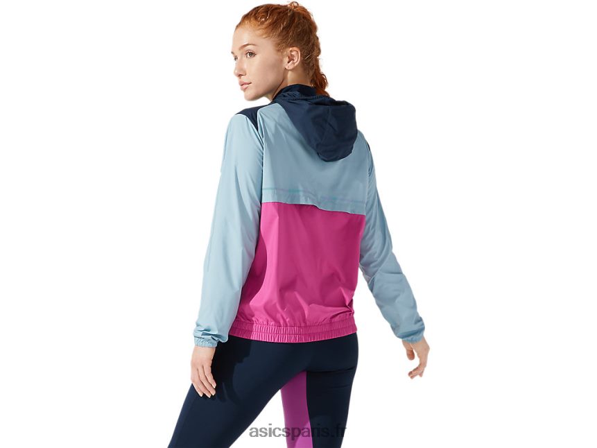 femmes Asics veste de visibilité BXL8B24058 bleu français/bleu fumée