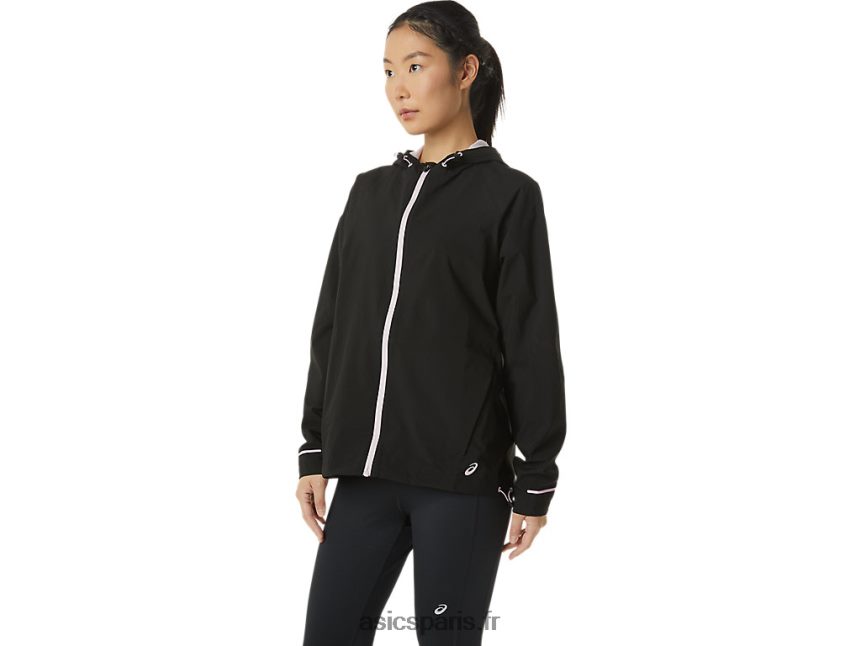 femmes Asics veste imperméable BXL8B23334 performance noir/à peine rose