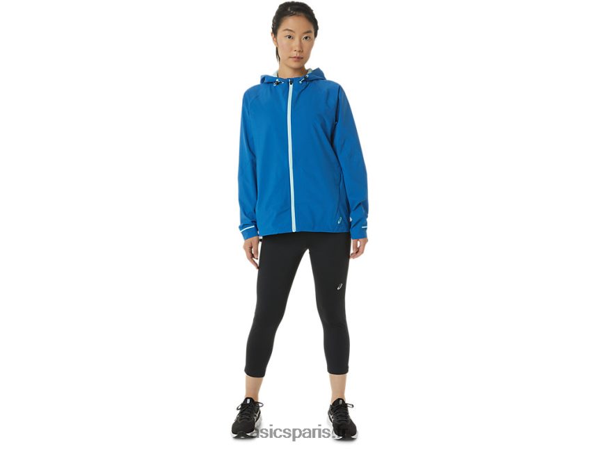 femmes Asics veste imperméable BXL8B23341 Lake Drive/bleu clair